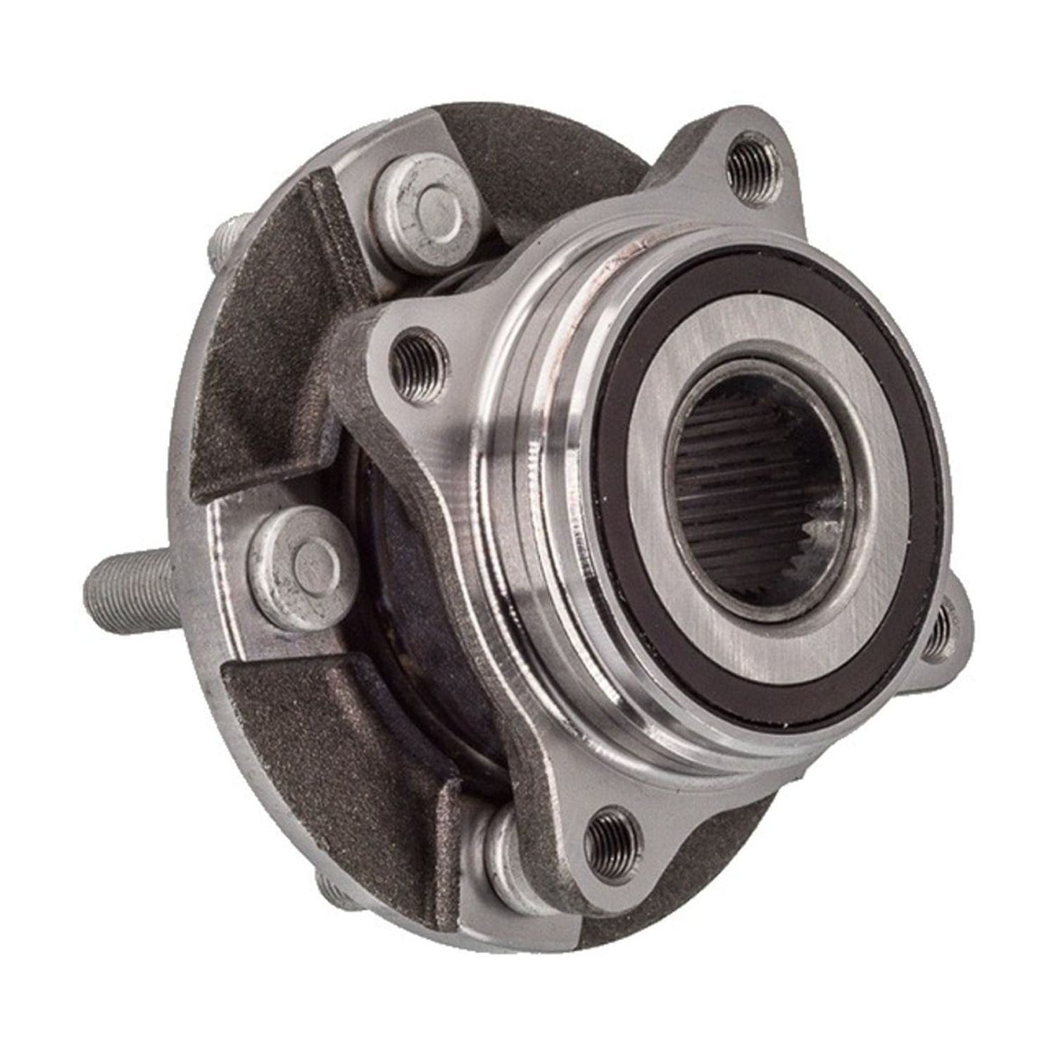 Front Wheel Bearing and Hub Assembly Compatible with 2015-2023 Ford Mustang Mach-E 5-Lug ABS 512517 OE Direct Replacement Gt 32-Spline BALL 4-Bolt Knuckle Mount Pre-Greased Pre-Sealed