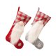 thumbnail image 5 of 2 uds Kit de calcetín de Navidad grande 15'' conjunto de calcetín de Navidad con muñeco de nieve copo de nieve patrón de Papá Noel bolsas de regalo para niños JAMW Sencillez, 5 of 5