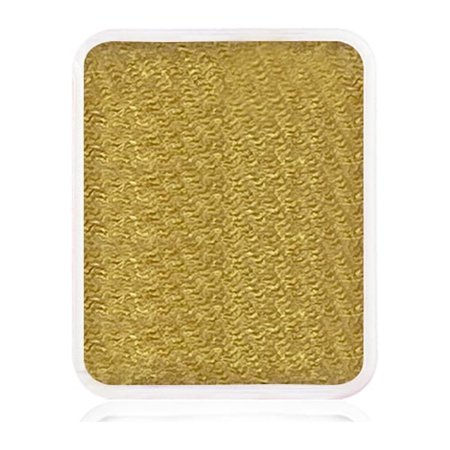 Kraze FX Face Paint Palette Refill - Gold Face Paint (6 gm) - Hypoallergenic Non-Toxic Water Activated Professional Halloween Face & Body Painting Makeup Supplies for Sensitive Skin Kid Safe Adults