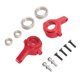 thumbnail image 1 of 2 piezas 1:18 Copa de dirección delantera de aluminio Copas de dirección de metal de repuesto resistentes Rojo, 1 of 9