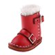 thumbnail image 1 of Muñecas de de Botas Rojas con Hebilla de material cuero PU para de Muñeca Fanmusic Muñecas, 1 of 6