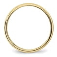 thumbnail image 2 of 10K Yellow Gold 5mm Light Weight Milgrain Half Round Band Ring Size 4.5, 2 of 7