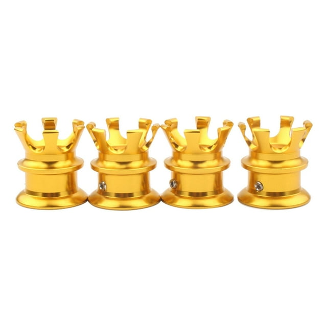 4-piece Head Screw Nut Cover Caps for All Twin Cam Models 1999 to Present - golden