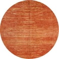 thumbnail image 1 of Ahgly Company Indoor Round Contemporary Neon Orange Abstract Area Rugs, 6' Round, 1 of 6