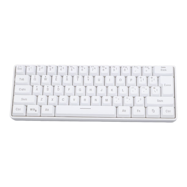 Teclado RGB, Conmutación De Una Tecla Teclado De 3 Modos 2.4G Inalámbrico Con Cable Recargable Para Computadora Portátil Para Teléfono
