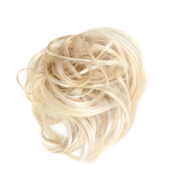 FRCOLOR Lifelike Hair Ring Fluffy Curly Wig Hair Ties Women Ponytail Wig Hair Tie for Women Girls (14H613)