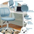 thumbnail image 2 of Homycasa Mesh Task Chair Office Chairs for Home Study Room Student with Ergonomic Breathable Seat, 2 of 9