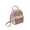 Pink#308, variant on Korean Fashion Mini Backpack, Lightweight PU Leather Bookbag for School, Trendy Small Daypack for Students