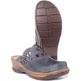 thumbnail image 5 of Josef Seibel Catalonia 41 Women's Leather Closed Toe Mule Sandal In Navy Size 8.5, 5 of 6