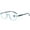 Blue, variant on Women Half Moon Reading Glasses 3.00 Men Anti-blue Light Presbyopia Glasses Black Spring Hinges Readers 3.00 Strength