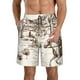thumbnail image 1 of Fotbe Western Desert Cowboys3 Trajes de Baño Estampados para Hombre, Shorts de Verano de Secado Rápido, Ropa de Playa, Bañadores-Large, 1 of 6