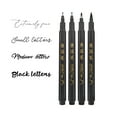 thumbnail image 6 of Calligraphy Brush Pens Set of 4/12(Soft & Hard) for Hand Lettering, Modern Calligraphy, Drawing, Beginner-Friendly Art Markers with Black Pigment Ink, Ideal for Scrapbooking, Journaling, 6 of 7