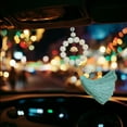 thumbnail image 3 of Car Hanging Accessories Plastic Rearview Mirror Pendant for Automotive Interior Decoration 24 cm x 6 cm x 4 cm White, 3 of 6