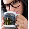 thumbnail image 2 of 3drose, St. Marys Church on Bled Island with Bled Castle, Slovenia., 11oz Mug, 2 of 6