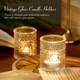 thumbnail image 4 of Portavelas Votive Qipecedm Vintage Glass (paquete de 24), 4 of 7