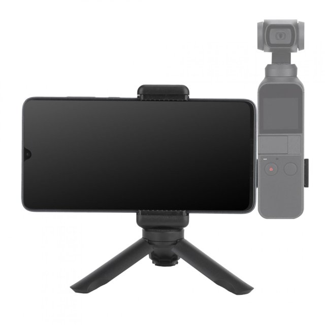 Trípode con Abrazadera para Cámara para Teléfono Móvil,Palo para Selfies Portátil Plegable,Trípode Compacto para Escritorio,Soporte con 6-10 cm de Ancho para Teléfono para dji OSMO Pocket Ecomeon no