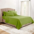 thumbnail image 4 of Clara Clark  Hotel Luxury 6 Piece Sheet Set - Super Soft Bedding Sheets & Pillowcases Twin - Calla Green, 4 of 5