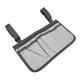 thumbnail image 2 of Bolsa para silla de ruedas con bolsillos, gran capacidad, para colgar, organizador de almacenamiento, reposabrazos, práctica bolsa gris, 2 of 14
