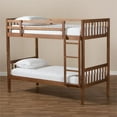 thumbnail image 3 of Baxton Studio Lit Superposé Taille Simple en Bois Finition Jude et Noyer Brun, 3 of 7