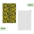 thumbnail image 2 of Kdxio Sunflowers In Vintage Pattern Golf Towel (24" X 16") with Carabiner Clip - The Convenient Golf Cleaning Towel, 2 of 8