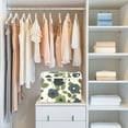 thumbnail image 4 of Yayeee Collapsible Cube Storage Bin with Lid Fabric Closet Decorative Basket with Handles, Navy Flower, 4 of 7
