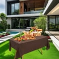 thumbnail image 5 of Home Decor, Large Plastic Rectangle Table Cover Cloth Wipe Clean Party Tablecloth Covers, Home Gifts, 5 of 6