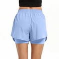 thumbnail image 5 of Uobin Women's 2 in 1 Running Shorts Quick Dry Athletic Gym Workout Shorts with Liner Phone Pockets, 5 of 7