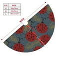 thumbnail image 3 of Sikiie Ladybug 30-48 inches {designName} Print Christmas Tree Skirt Snowman Xmas Tree Skirt with Edge Christmas Decorations for Holiday Party48", 3 of 7