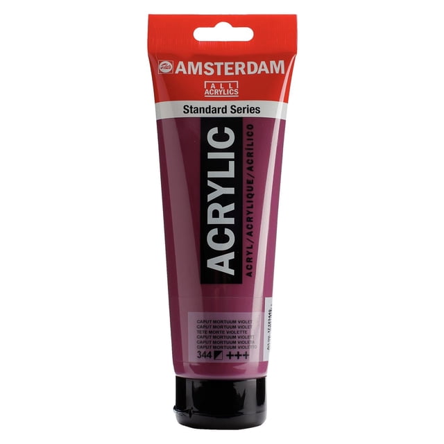 Pintura Acrílica Amsterdam 250ml Color Amarillo Nápoles Oscuro No.2230 Royal Talens purpura