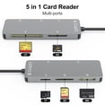 thumbnail image 3 of Adaptador Memory Stick Pro Duo, lector de tarjetas 5 en 1 USB-C, 3 of 7