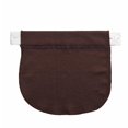 thumbnail image 2 of Pantalones Con Elástico Ajustable para Embarazo Botón Extensible (café), 2 of 5
