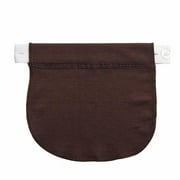 dailooas Maternity Pregnancy Adjustable Elastic Belt Pants Extended Button (Khaki)