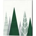 thumbnail image 2 of Great Art Now Geometric Forest Green Gray by Michael Mullan 2 Piece Canvas Art Set Each 12"W x 15"H, 2 of 3