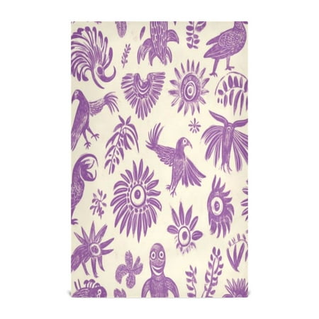 

Kitchen Towel 28x18 Inches x4，Plate Towel Decorative Towel Napkin Tea Towel Tea Towels For Kitchen Dish Cloths & Dish Towels Purple Pattern