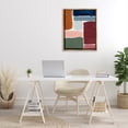 thumbnail image 4 of Stupell Industries Contemporary Asymmetrical Shapes Pattern Brown Floating Frame Canvas Art, 25 x 31, by Victoria Barnes, 4 of 8