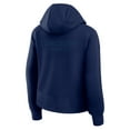 thumbnail image 6 of Women's Fanatics Navy Toronto Maple Leafs Authentic Pro Road Tri-Blend Quarter-Zip Hoodie, 6 of 6