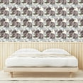 thumbnail image 4 of Ambesonne Floral Peel & Stick Wallpaper for Home, Retro Gerbera Petals Leaves, 13"x36", Taupe Lilac Ivory, 4 of 6