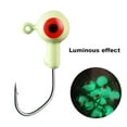 thumbnail image 2 of 30 Uds Anzuelo Con Cabeza Plomada Ojos 3D Jigging Accesorios Pesca Señuelo (estilo A), 2 of 8