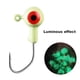 thumbnail image 5 of 30 piezas anzuelo de cabeza de plantilla ojos 3D accesorios de pesca con señuelo de cabeza de Jigging (estilo A), 5 of 7