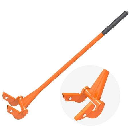 Highcool Pallet Buster Tool, Deck Board Removal Implement with 3mm Handle 50'', Fully Welded Pallet Breaker, Articulating Pivoting Deck Wrecker, Supports up to 250 lbs