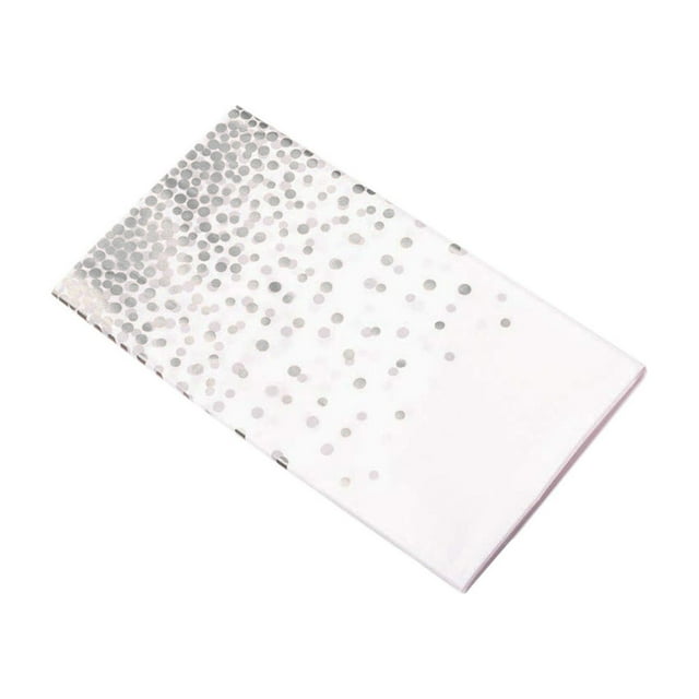 Harpily Special Offer Toaster Bags Plastic Tablecloths Gold Dot Disposable Tablecloths Plastic Dot Table Cover