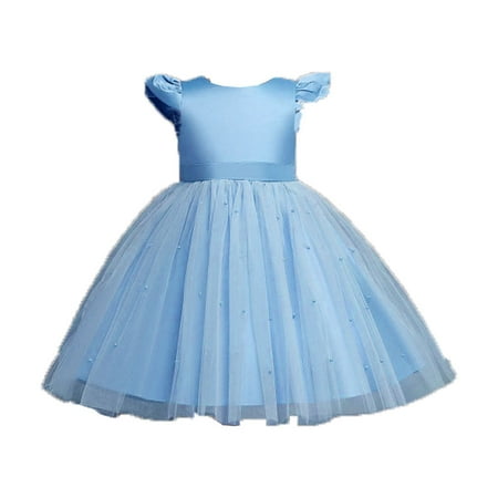 

EnJoCho Flowy Prom Dress Toddler Girls Dress Performance Dress Party Dress Bow Mesh Skirt Princess Dress Flower Girl Dresses Holiday Dance Party Dresses Wedding Birthday Homecoming Prom Gala Outfit