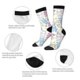 thumbnail image 3 of Sigee Cartoon Bunny for Contrast Design Soft Moisture-Wicking Socks Crew Casual Athletic Stretchy Loose Middle Tube Socks, 3 of 6