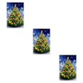 thumbnail image 3 of Bearachild Navidad DIY diamante pintura Rhinestone pared arte vacaciones decoración regalos muñeco de nieve hogar pinturas oficina casa tipo 7 Tipo 7 3piezas Bearachild CBP181990, 3 of 6