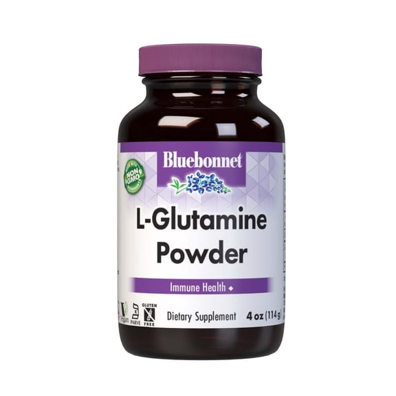 Bluebonnet L-Glutamine Powder, Supports Immune Function* Nitrogen Transporter* 23 Days