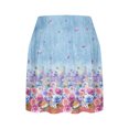 thumbnail image 4 of Alkepwun Tennis Skirts for Women Summer Athletic Golf Skort Casual Floral Mini Skater Skirt with Inner Shorts, 4 of 5