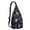 Black-3, variant on 4-Pockets Cross Body Bags for Woman Men,Cute Sea Life Sling Bag Chest Bag with Adjustable Strap Women's Crossbody Bags for Outdoors Hiking Traveling