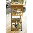 thumbnail image 2 of Bamboo Cart w Drawer (8914) (026914891404) (Lipper), 2 of 5