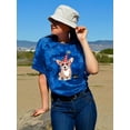 thumbnail image 2 of Little Corgi Let's Party Tie Dye Crystal Women -Image by Shutterstock, Female x-Large, 2 of 4