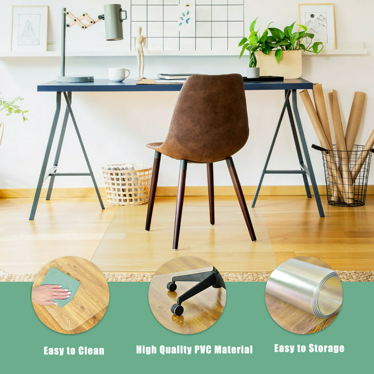 Marlow Chair Mat PVC Hard Floor Protectors Home Office Room Work Mats –  Coles Best Buys Online Exclusives